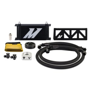 Subaru BRZ Oil Cooler Kit - Mishimoto - Non-Thermostatic - Black - `22-`27