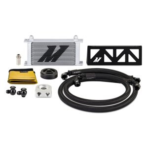Toyota GR86 Oil Cooler Kit - Front - Mishimoto - Non-Thermostatic - Silver - `22-`27