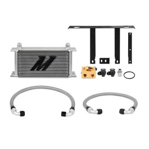 Hyundai Genesis Coupe Oil Cooler Kit - Front - Mishimoto - Thermostatic - `10-`12