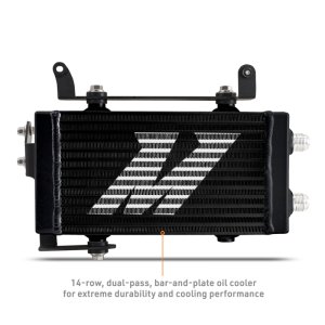 Toyota GR Corolla Oil Cooler Kit - Mishimoto - Thermostatic - Black - `23-`27