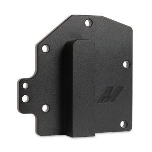 Ford Mustang Oil Cooler Kit - Front - Mishimoto - Thermostatic - Silver - `18-`27