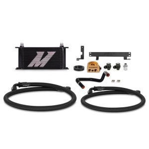 Subaru WRX Engine Oil Cooler Kit - Mishimoto - Thermostatic, 19-row - Black - `22-`27