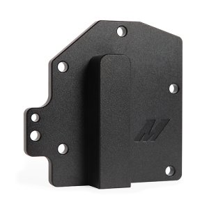 Ford Mustang Oil Cooler Block-Off Plate - Mishimoto - Black - `15-`27