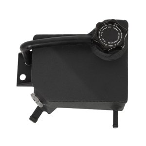 Honda Civic Type R Coolant Reservoir - Mishimoto - Aluminum Expansion Tank - Black - `17-`27