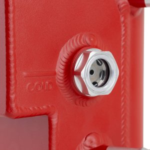 Toyota GR Corolla Coolant Expansion Tank - Mishimoto - Micro-Wrinkle - Red - `23-`27