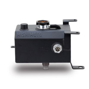 Jeep Wrangler Coolant Reservoir - Mishimoto - TIG-welded Aluminum Expansion Tank - Black - `18-`27 Jeep Wrangler Coolant Reservoir - Mishimoto - TIG-welded Aluminum Expansion Tank - Black - `18-`27