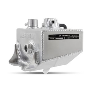 Ford Mustang Coolant Expansion Tank - Mishimoto - All-aluminum Construction with Internal Baffles - Polished - `24-`27
