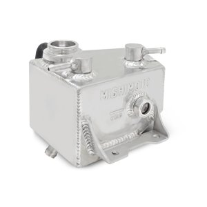 Ford Mustang Coolant Expansion Tank - Mishimoto - All-aluminum Construction with Internal Baffles - Polished - `24-`27