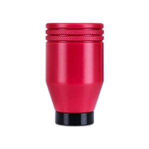 Subaru WRX Shift Knob - Mishimoto - Weighted with Hybrid 2-piece design - Red on Black - `22-`27