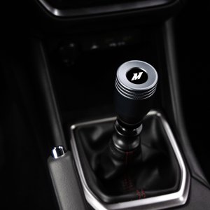 Subaru WRX Shift Knob - Mishimoto - Weighted with Hybrid 2-piece design - Red on Black - `22-`27 Subaru WRX Shift Knob - Mishimoto - Weighted with Hybrid 2-piece design - Red on Black - `22-`27