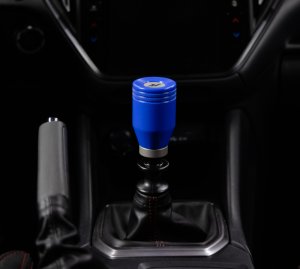 Subaru WRX Shift Knob - Mishimoto - Weighted with Silver Core - World Rally Blue - `22-`27