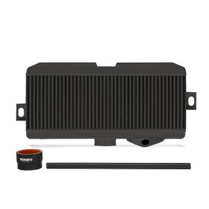 Subaru WRX STI Intercooler Kit - Top-Mount - Mishimoto - Powder Coated Black & Black Hoses - Stealth Black - `08-`21