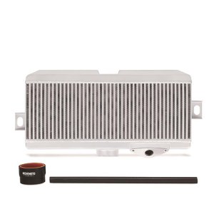 Subaru WRX STI Intercooler - Top-Mount - Mishimoto - Powder Coated + High Heat Transfer - Silver & Black - `08-`21