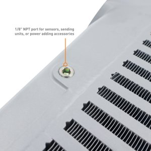 Subaru WRX Intercooler Kit - Top-Mount - Mishimoto - Performance Top-Mount Intercooler - Silver Core, Black Pipes - `22-`27