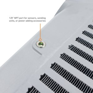 Subaru WRX Intercooler - Top-Mount - Mishimoto - Performance Intercooler - Silver - `22-`27