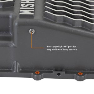 Ford F-150 Transmission Pan - Mishimoto - Aluminum 10R60/10R80 - Gunmetal Gray - `17-`27