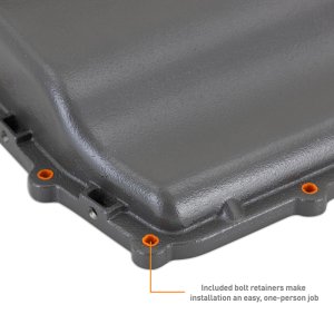 Ford Mustang Transmission Pan - Mishimoto - Aluminum 10R60/10R80 - Gunmetal Gray - `18-`27