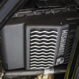 Ford Ranger Transmission Pan - Mishimoto - Aluminum 10R60/10R80 - Gunmetal Gray - `19-`27