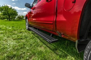 GMC Sierra 2500 HD Running Boards - Cab Length - N-Fab - Growler - Textured Black - `07-`19