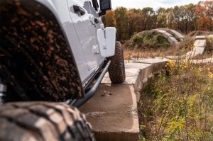 Jeep Wrangler Trail Slider Steps - N-Fab - Textured Black - `20-`25