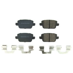 Land Rover LR2 Brake Pads - Rear - PowerStop - Z17 Evolution Plus Ceramic w/ Hardware - `08-`12 Land Rover LR2 Brake Pads - Rear - PowerStop - Z17 Evolution Plus Ceramic w/ Hardware - `08-`12