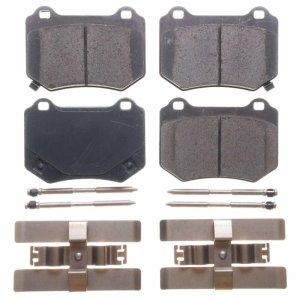Subaru WRX STi Brake Pads - Rear - PowerStop - Z17 Evolution Ceramic Pads with Hardware - `18-`19