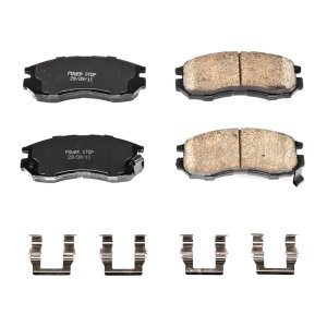 Chrysler Stratus Brake Pads - Front - PowerStop - Z17 Evolution Ceramic - `95-`05 Chrysler Stratus Brake Pads - Front - PowerStop - Z17 Evolution Ceramic - `95-`05