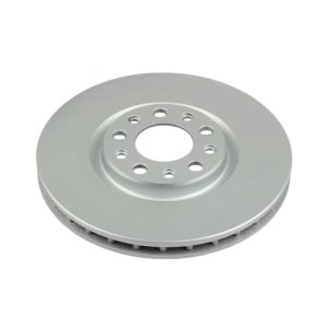 Jeep Renegade Brake Rotor (1) - Front - PowerStop - Evolution Geomet Coated - Silver - `15-`19