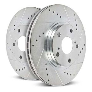 Ram 1500 Brake Rotor (1) - Right Front - PowerStop - Drilled & Slotted Rotor - `21-`24