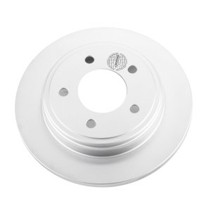 Chrysler LHS Brake Rotor (1) - Rear - PowerStop - Evolution Geomet Coated Rotor - Silver - `99-`01