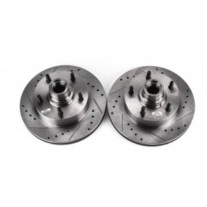 Ford E-150 Brake Rotors (2) - Front - PowerStop - Evolution Drilled & Slotted - 2003