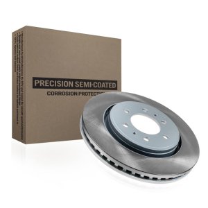 Ford Excursion Brake Rotor (1) - Front - PowerStop - Semi Coated - Silver - `00-`05 Ford Excursion Brake Rotor (1) - Front - PowerStop - Semi Coated - Silver - `00-`05