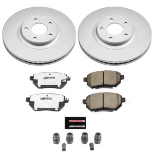 Infiniti FX35 Brake Kit - Front - PowerStop - Z26 Coated - `03-`05