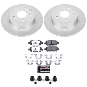 Nissan Altima Brake Kit - Rear - PowerStop - Z26 Coated Rotors + Pads - `02-`06 Nissan Altima Brake Kit - Rear - PowerStop - Z26 Coated Rotors + Pads - `02-`06