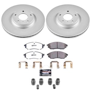 Infiniti EX35 Brake Kit - Front - PowerStop - Z26 Coated - `08-`12