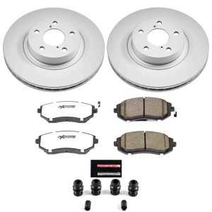 Saab 9-2X Brake Kit - Front - PowerStop - Z26 Coated Rotors + Pads - `05-`06