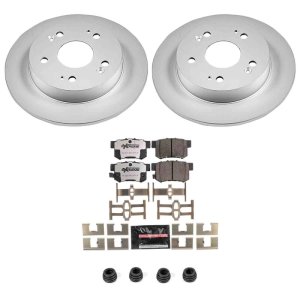 Acura ILX Brake Kit - Rear - PowerStop - Z26 Coated - `13-`15
