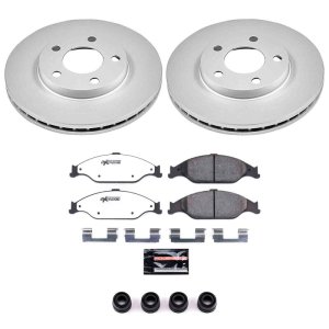 Ford Mustang Brake Kit - Front - PowerStop - Z26 Coated - `99-`04 Ford Mustang Brake Kit - Front - PowerStop - Z26 Coated - `99-`04