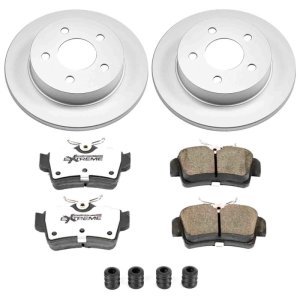 Ford Mustang Brake Kit - Rear - PowerStop - Z26 Coated - `94-`04 Ford Mustang Brake Kit - Rear - PowerStop - Z26 Coated - `94-`04