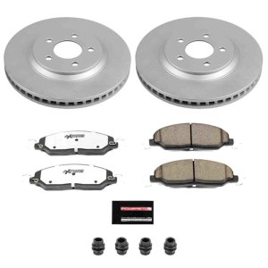 Ford Mustang Brake Kit - Front - PowerStop - Z26 Coated - `05-`10 Ford Mustang Brake Kit - Front - PowerStop - Z26 Coated - `05-`10
