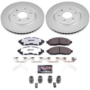 Nissan Frontier Brake Kit - Front - PowerStop - Z36 Coated Truck & Tow - `05-`15 Nissan Frontier Brake Kit - Front - PowerStop - Z36 Coated Truck & Tow - `05-`15