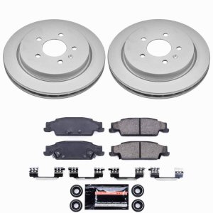 Cadillac CTS Brake Kit - Rear - PowerStop - Z23 Coated - `03-`07