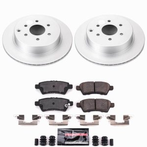 Nissan Pathfinder Brake Kit - Rear - PowerStop - Z23 Coated - `05-`12 Nissan Pathfinder Brake Kit - Rear - PowerStop - Z23 Coated - `05-`12