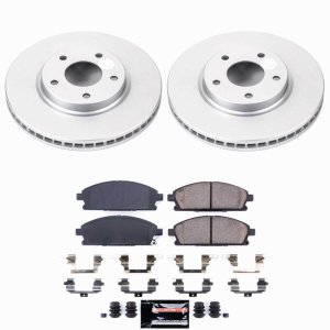 Nissan Quest Brake Kit - Front - PowerStop - Z23 Coated - `04-`09 Nissan Quest Brake Kit - Front - PowerStop - Z23 Coated - `04-`09