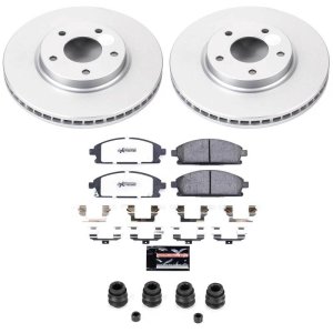 Nissan Quest Brake Kit - Front - PowerStop - Z36 Coated Truck & Tow - `04-`09 Nissan Quest Brake Kit - Front - PowerStop - Z36 Coated Truck & Tow - `04-`09