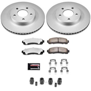Chevrolet Equinox Brake Kit - Front - PowerStop - Z36 Coated Truck & Tow - `05-`06