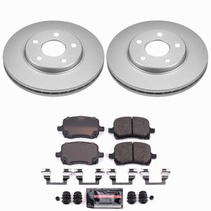 Chevrolet Malibu Brake Kit - Front - PowerStop - Z23 Evolution Coated - `04-`06