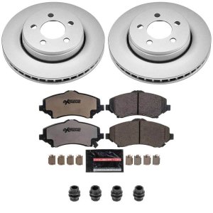 Dodge Nitro Brake Kit - Front - PowerStop - Z36 Coated Truck & Tow - `07-`11