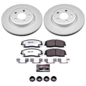Chrysler 300 Brake Kit - Front - PowerStop - Z26 Coated - `05-`23 Chrysler 300 Brake Kit - Front - PowerStop - Z26 Coated - `05-`23