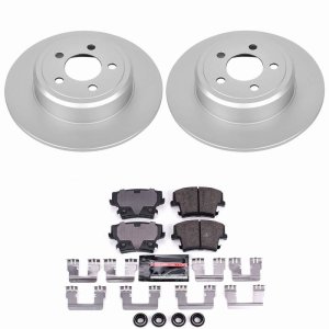 Chrysler 300 Brake Kit - Rear - PowerStop - Z23 Coated - `05-`23 Chrysler 300 Brake Kit - Rear - PowerStop - Z23 Coated - `05-`23